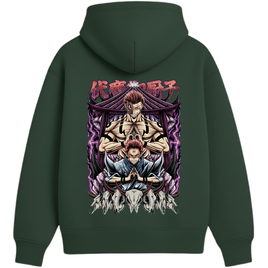 Demon Slayer - Sukuna || Oversized Anime Hoodies