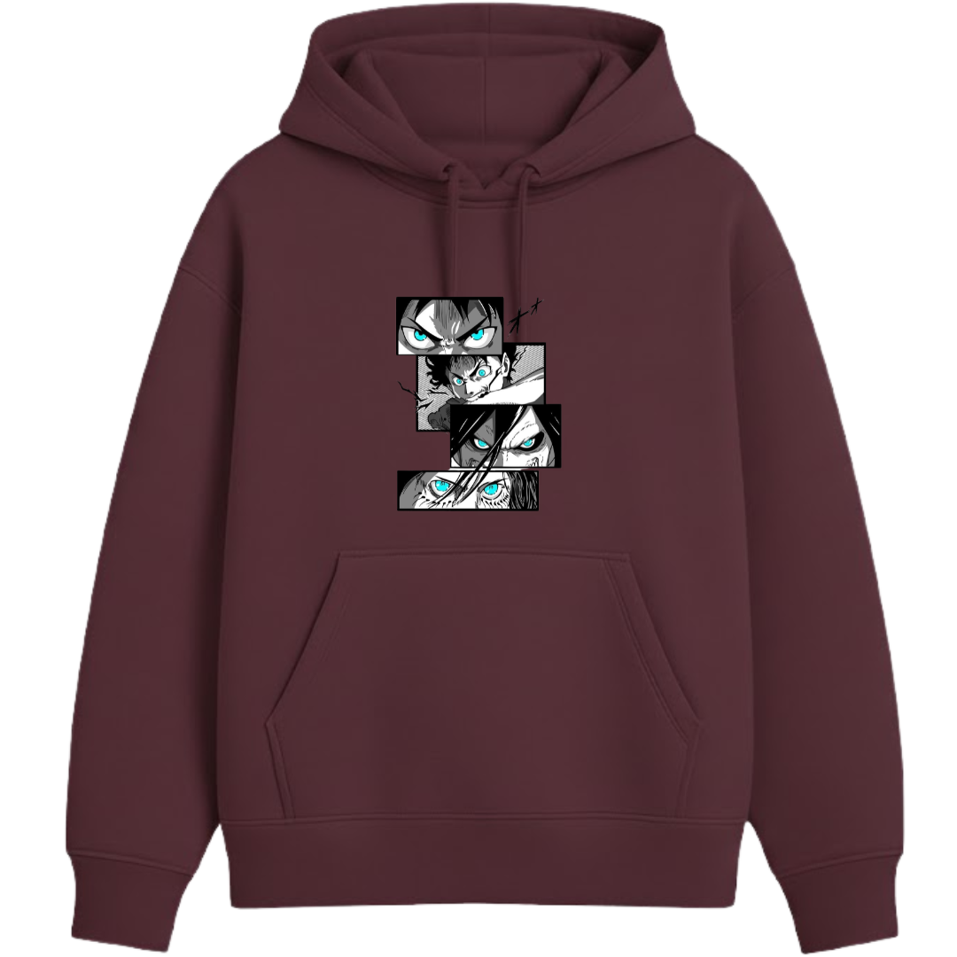 Attack On Titan - Eren || Oversized Anime Hoodies