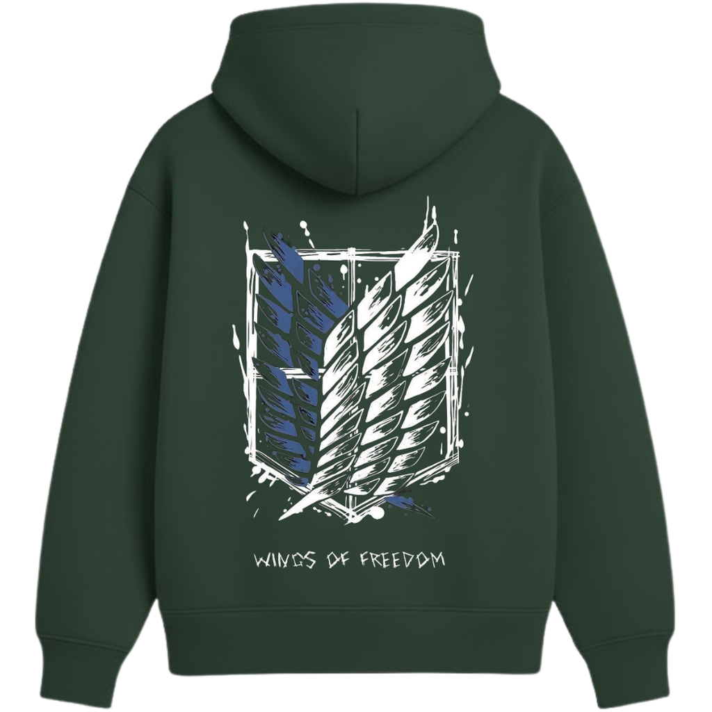 Attack On Titan - Eren || Oversized Anime Hoodies