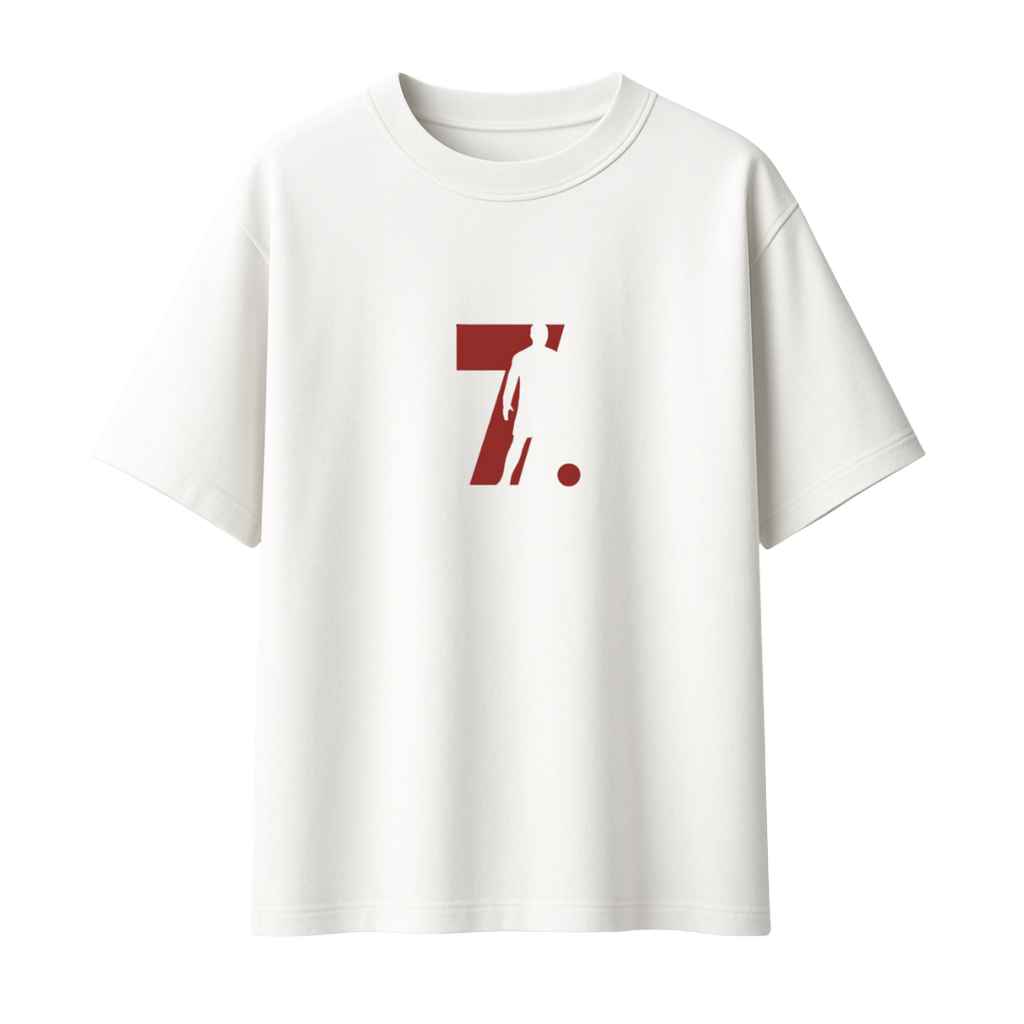 Cristiano Ronaldo The Magnificent Seven || Football Oversized T-shirt 240 GSM