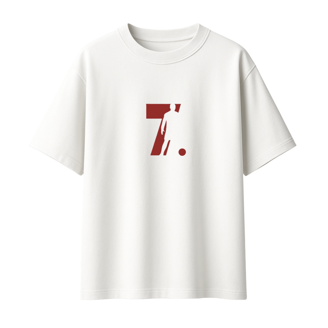 Cristiano Ronaldo The Magnificent Seven || Football Oversized T-shirt 240 GSM