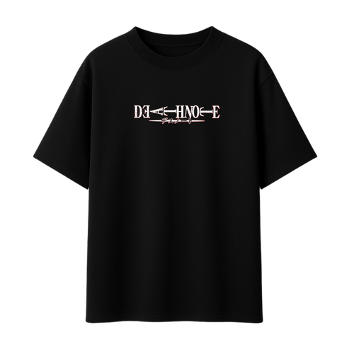 Death Note – L & Light Yagami Oversized T-Shirt 240 GSM
