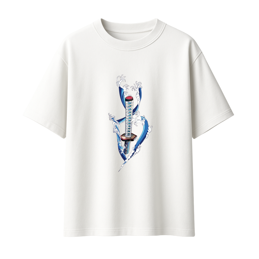 Demon Slayer - Tomioka Giyu Water Hashira || Oversized T-shirt 240 GSM