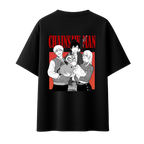 Chainsaw Man The Trio Denji-Aki-Power || Oversized T-shirt 240 GSM