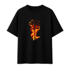 Demon Slayer - Rengoku || Oversized T-Shirt 240 GSM