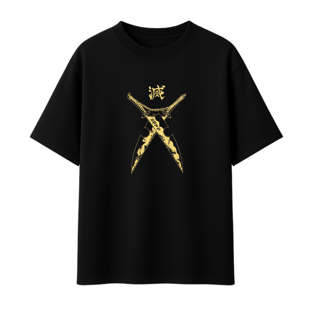 Demon Slayer - Uzui Tengen The Sound Hashira || Oversized T-Shirt 240 GSM