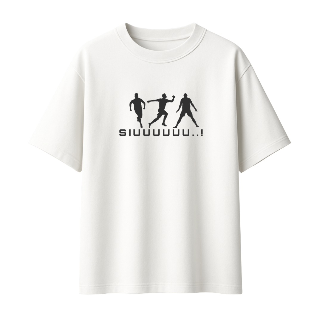 Cristiano Ronaldo Celebration Calma Calma || Oversized T-shirt 240 GSM