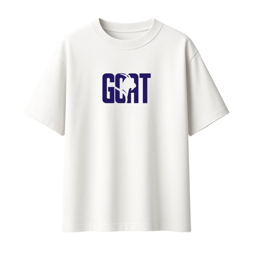 Lionel Messi The GOAT Edition || Football Oversized T-Shirt 240 GSM