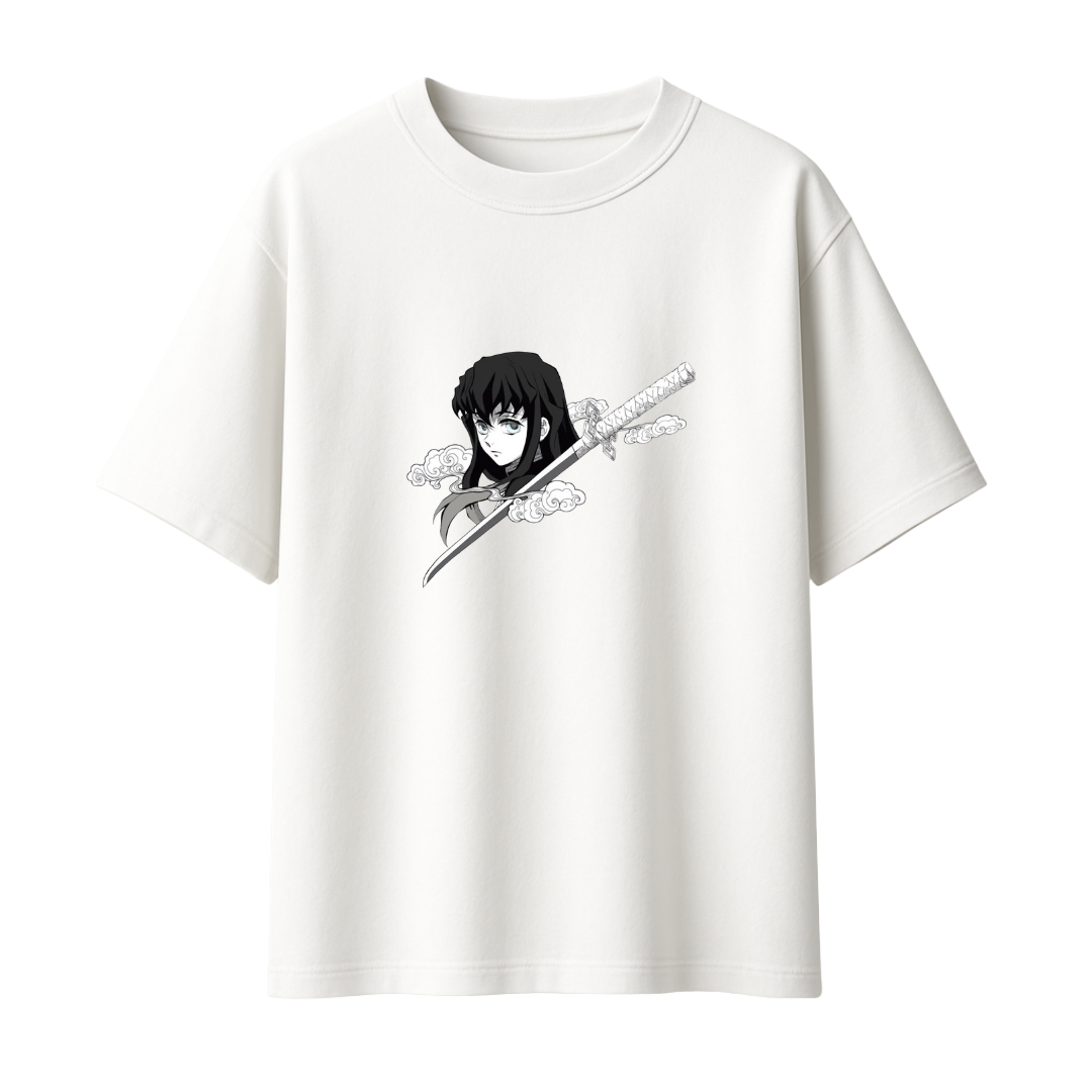 Demon Slayer Muichiro-The Mist Hashira || Oversized T-shirt 240 GSM