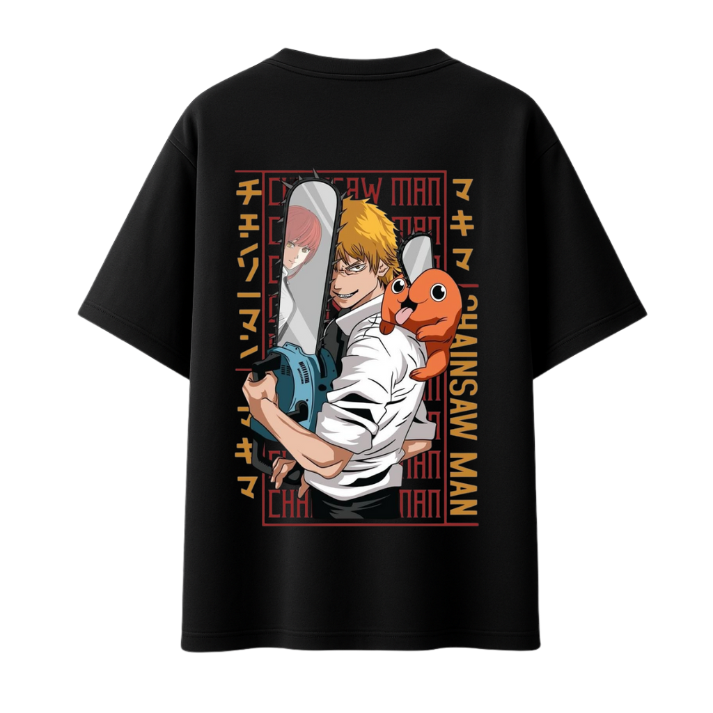Chainsaw Man - Denji || Oversized - 240 GSM