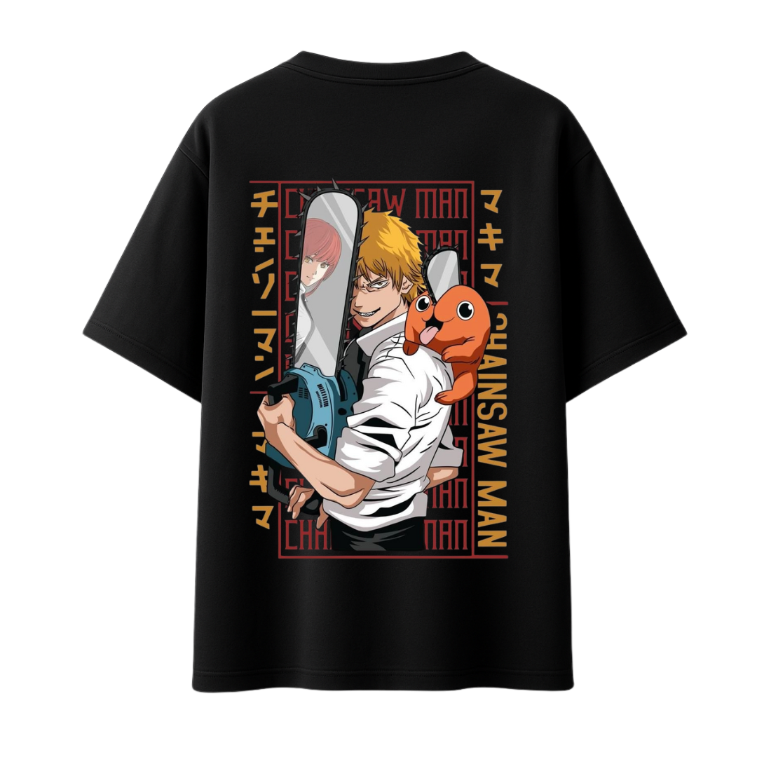 Chainsaw Man - Denji || Oversized - 240 GSM
