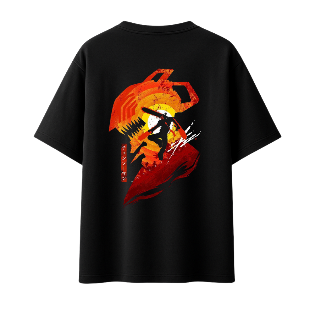 Chainsaw Man Denji 2.0 || Oversized T-shirt 240 GSM