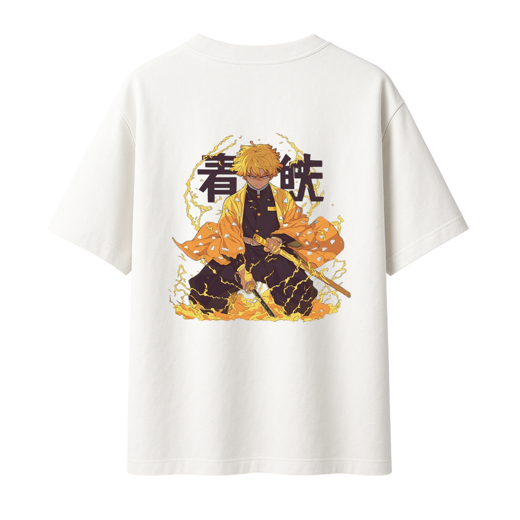 Demon Slayer - Zenitsu || Oversized Tshirt - 240 GSM