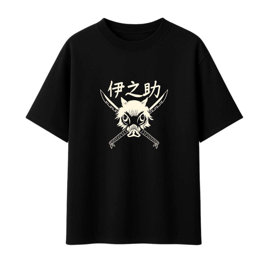 Inosuke - Boar King || Oversized T-shirt 240 GSM