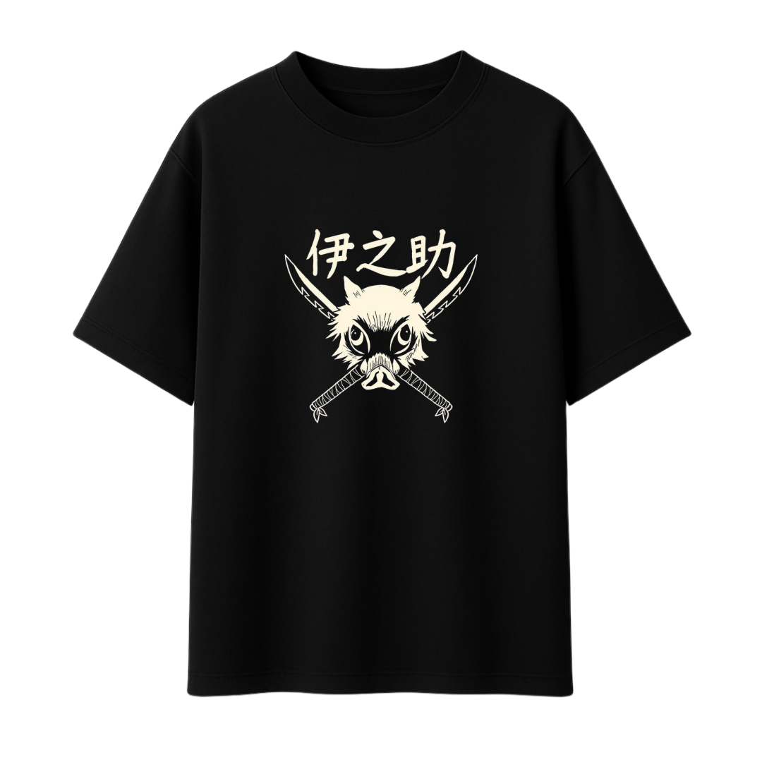 Inosuke - Boar King || Oversized T-shirt 240 GSM