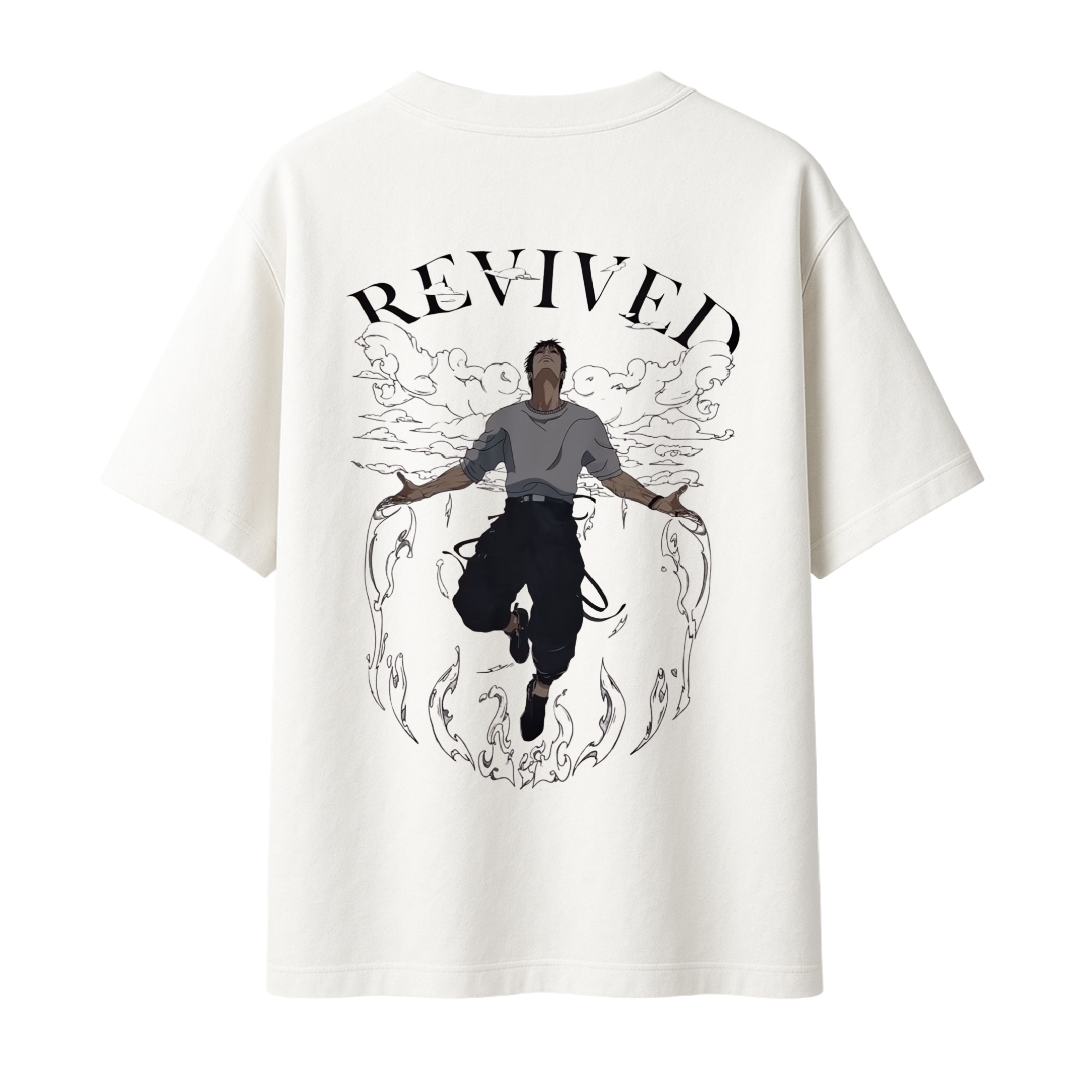 Toji Fushiguro Revived Oversized T-Shirt – Jujutsu Kaisen | 240 GSM Premium Anime Tee