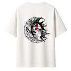 Demon Slayer Kokushibo - The MoonBlade || Oversized T-shirt 240 GSM