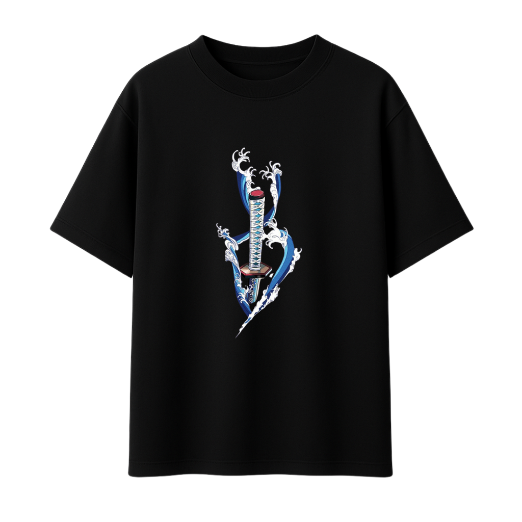 Demon Slayer - Tomioka Giyu Water Hashira || Oversized T-shirt 240 GSM