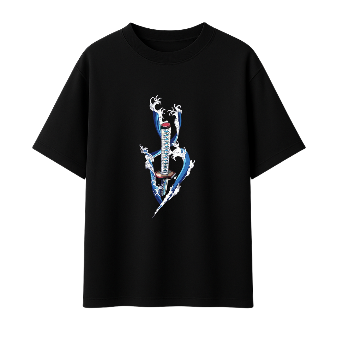 Demon Slayer - Tomioka Giyu Water Hashira || Oversized T-shirt 240 GSM
