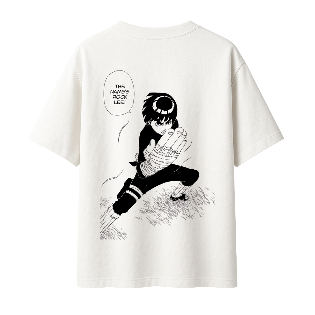 Naruto - Drunken Lee || Oversized - 240 GSM