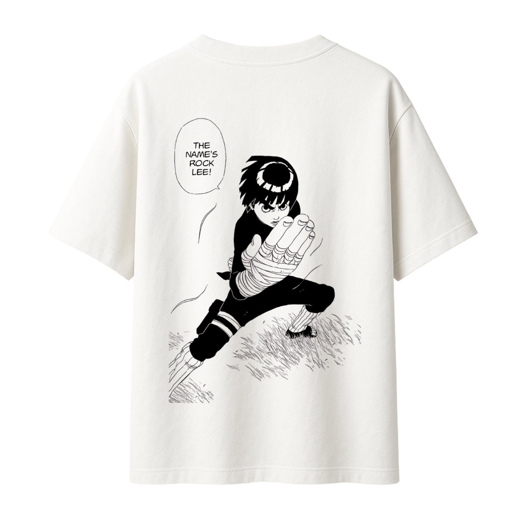 Naruto - Drunken Lee || Oversized - 240 GSM