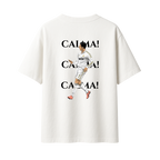 Cristiano Ronaldo Celebration Calma Calma || Oversized T-shirt 240 GSM