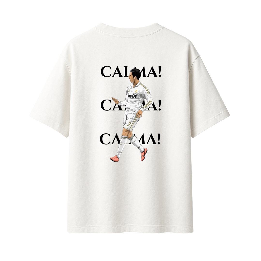 Cristiano Ronaldo Celebration Calma Calma || Oversized T-shirt 240 GSM