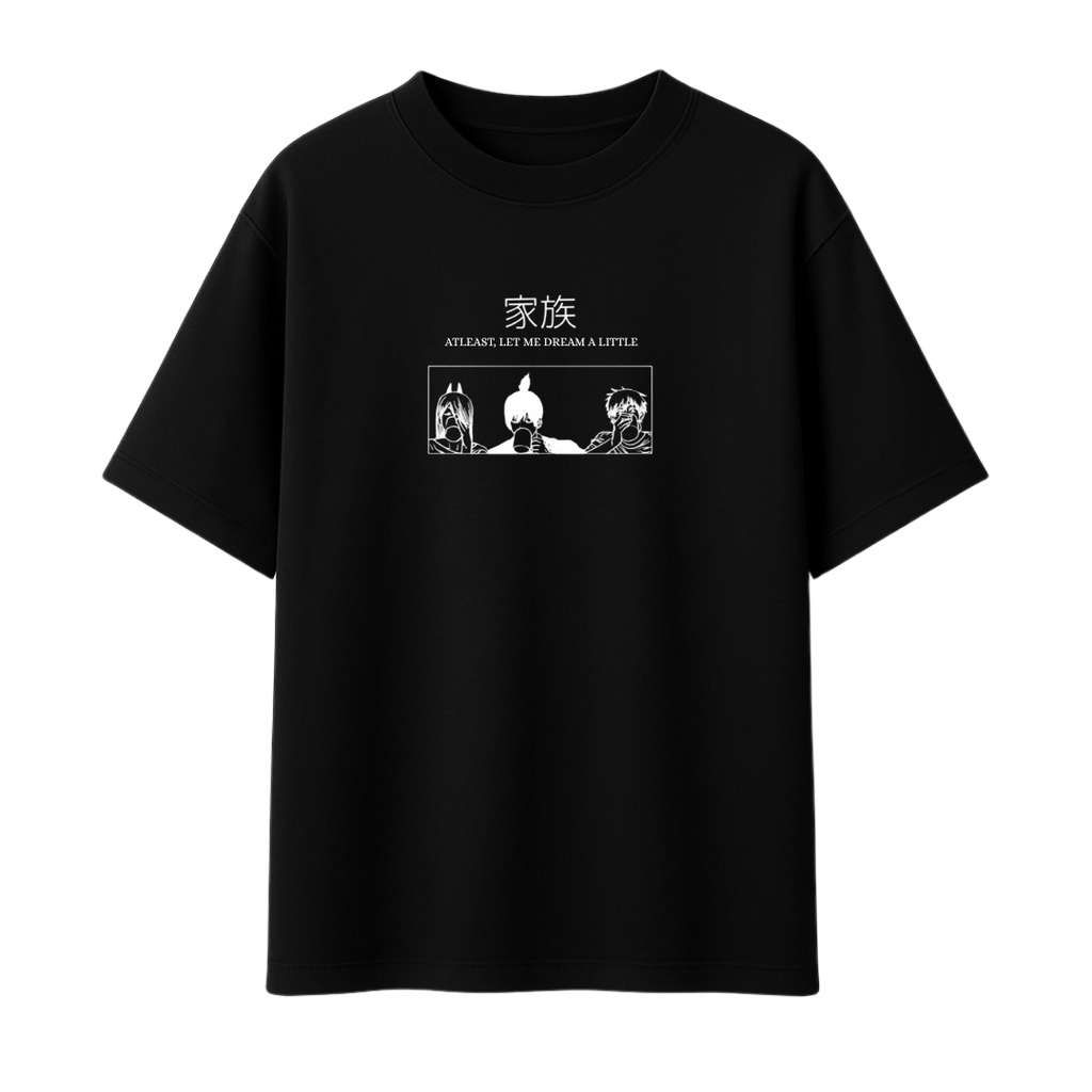 Chainsaw Man The Trio Denji-Aki-Power || Oversized T-shirt 240 GSM