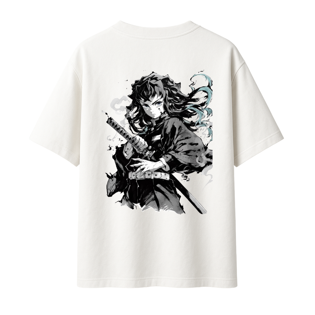 Demon Slayer Muichiro-The Mist Hashira || Oversized T-shirt 240 GSM