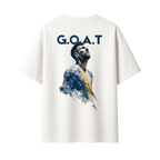 Lionel Messi The GOAT Edition || Football Oversized T-Shirt 240 GSM