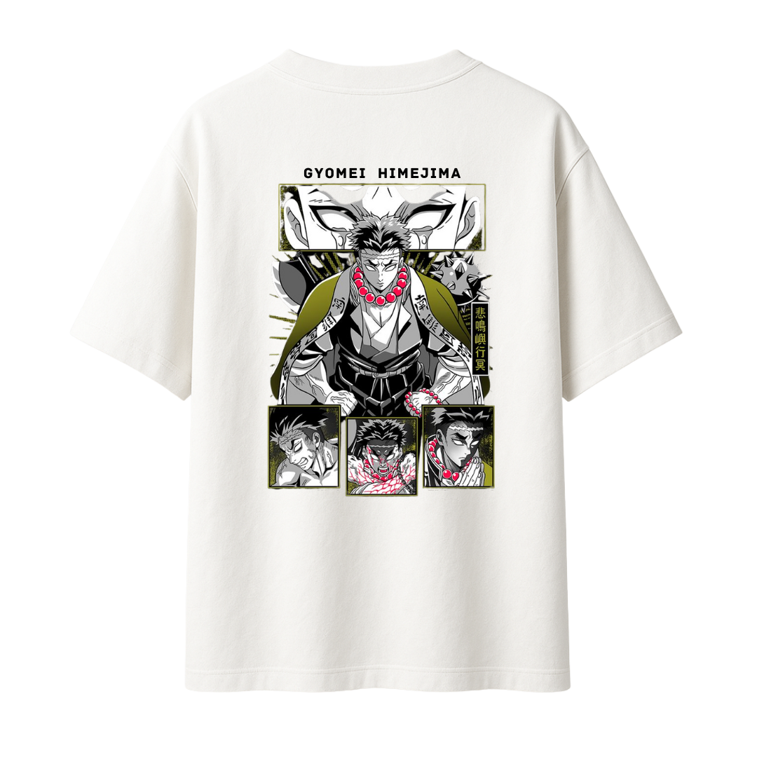 Demon Slayer - Gyomei Himejima || Oversized T-Shirt 240 GSM