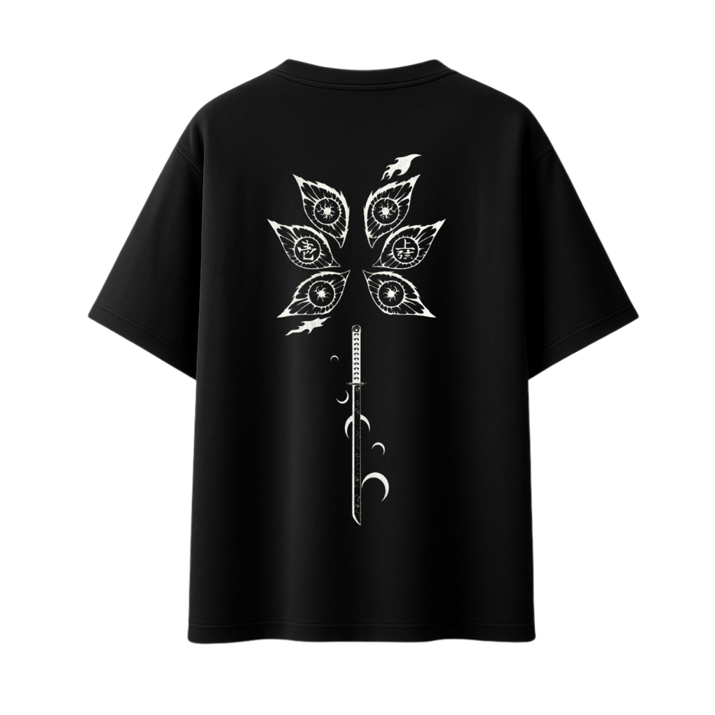 Kokushibo || Oversized - 240 GSM || Demon Slayer