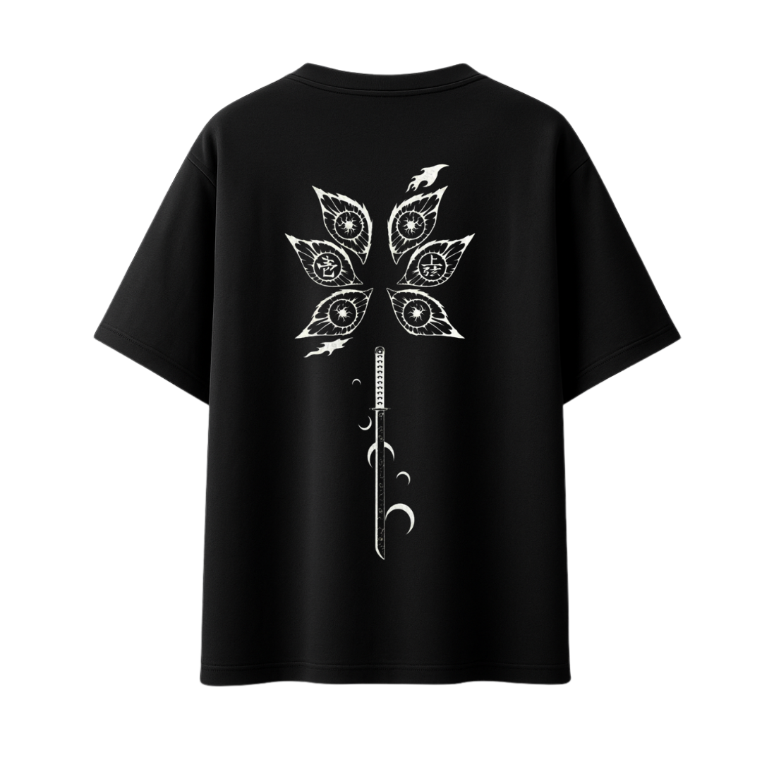 Kokushibo || Oversized - 240 GSM || Demon Slayer