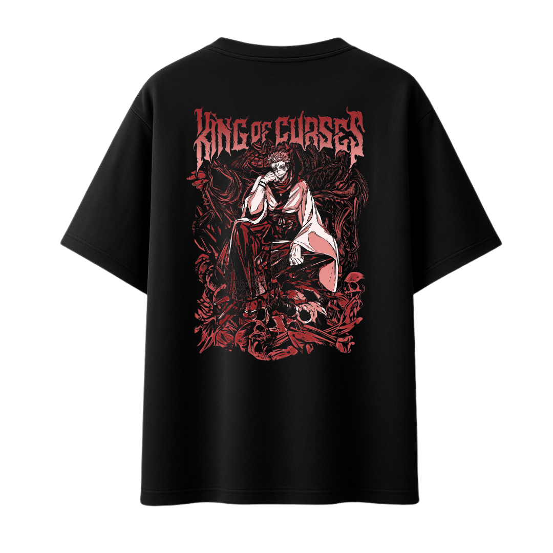 Jujutsu Kaisen - Sukuna The King Of Curses || Oversized T-Shirt 240 GSM
