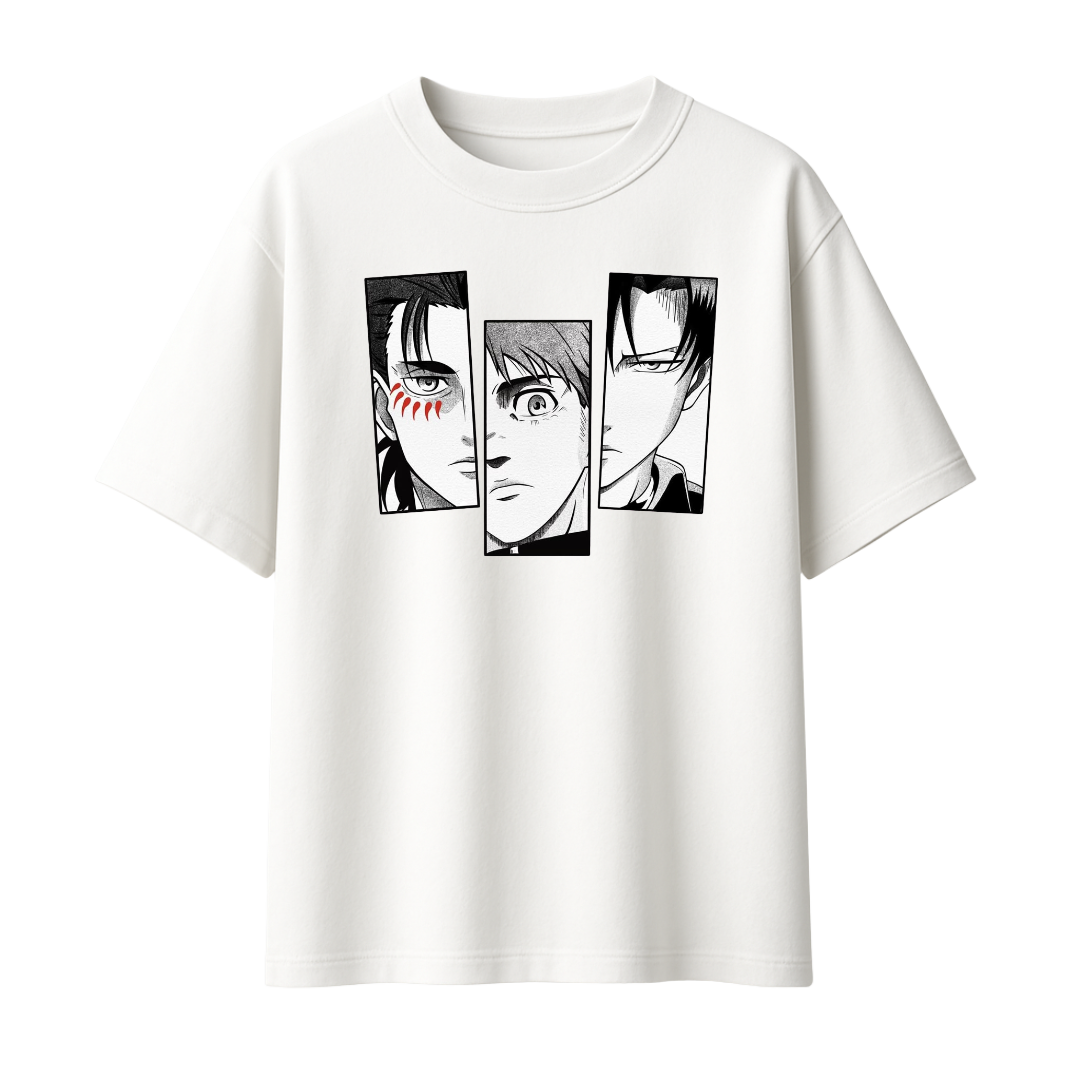 AOT - Glory to Humanity || Oversized - 240 GSM || Attack on Titan
