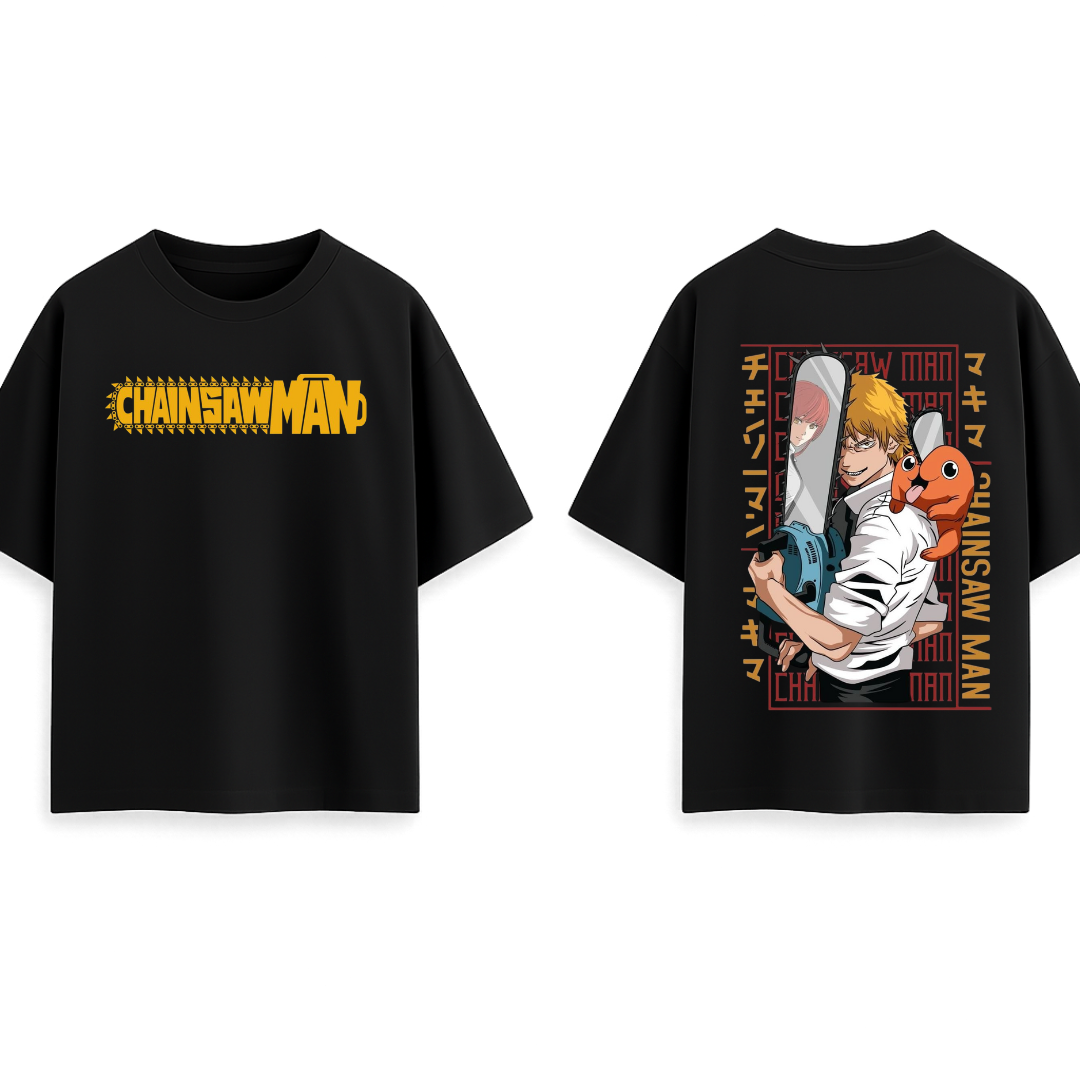 Chainsaw Man - Denji || Oversized - 240 GSM