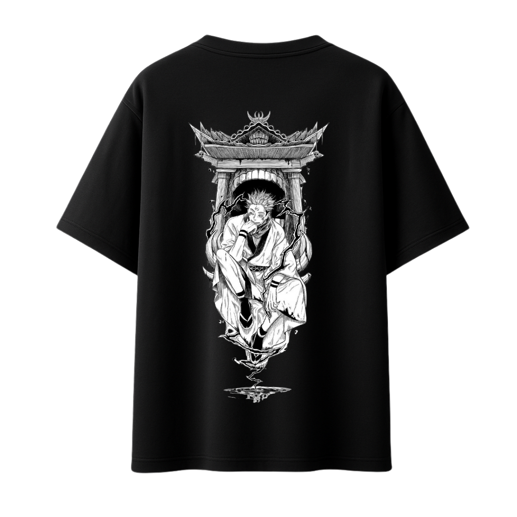 Jujutsu Kaisen - Sukuna Malevolent Shrine || Oversized T-Shirt 240 GSM