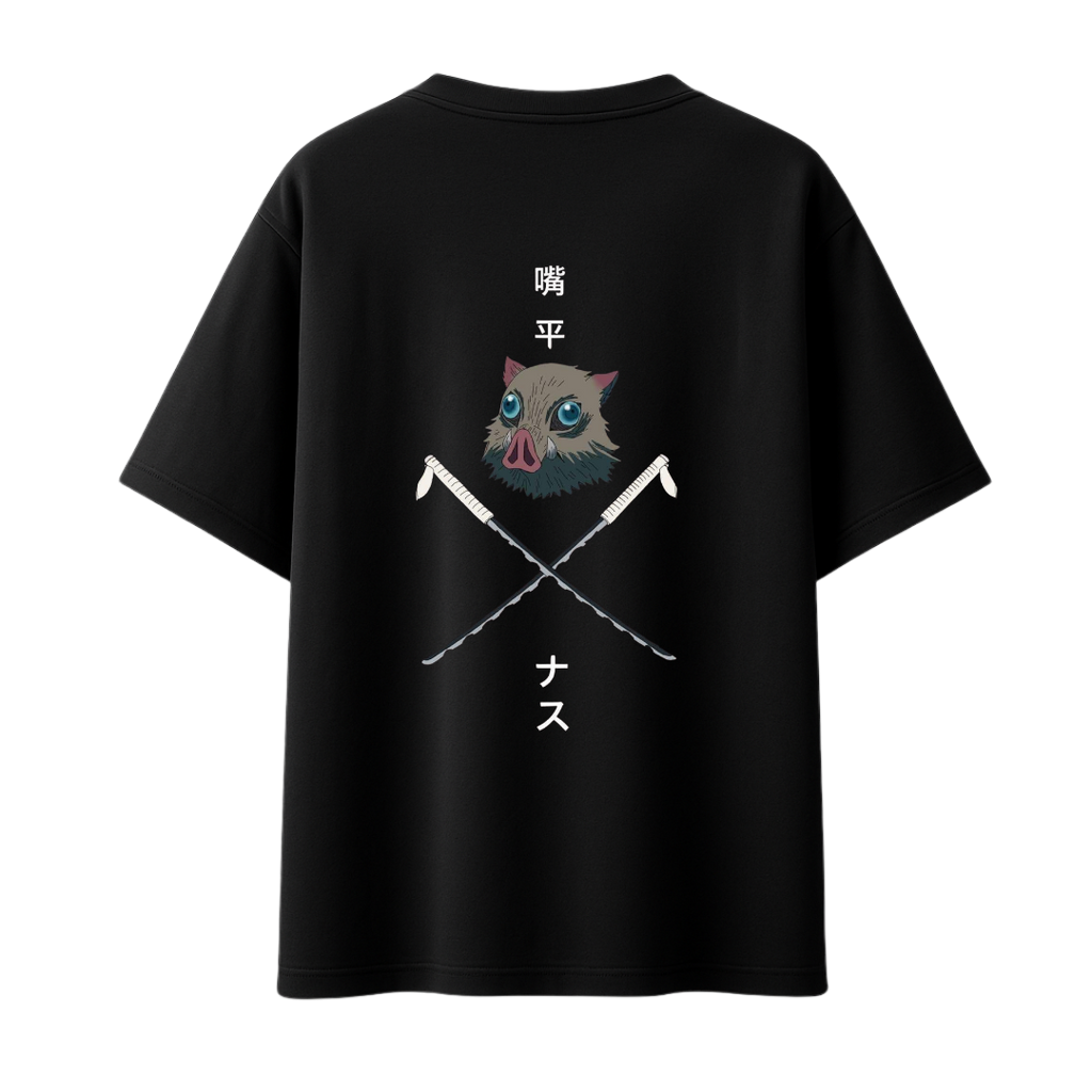 Inosuke Hashibira - Demon Slayer || Oversized - 240 GSM