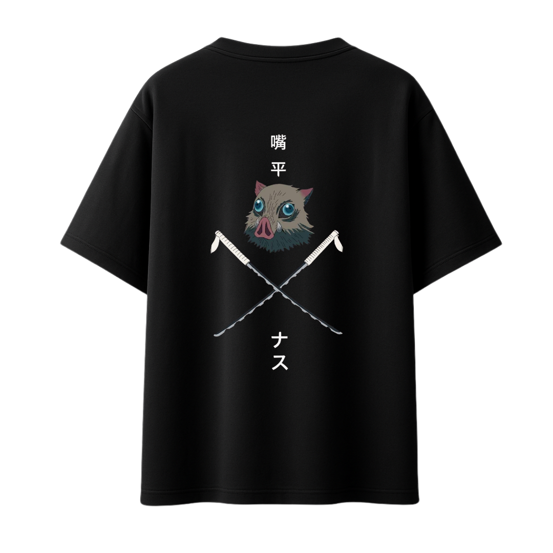 Inosuke Hashibira - Demon Slayer || Oversized - 240 GSM