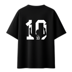 Lionel Messi The Greatest 10 || Football Oversized T-shirt 240 GSM