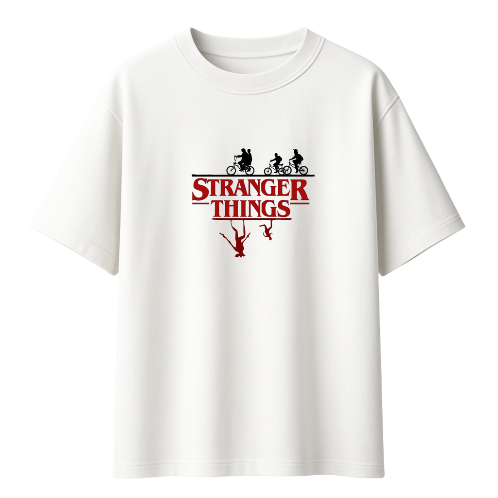 Team Hawkins || Stranger Things Oversized T-shirt 240 GSM