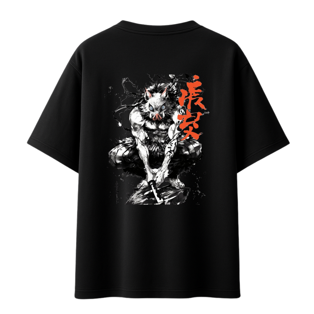Inosuke - Boar King || Oversized T-shirt 240 GSM