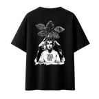 Mind Flayer & 11 || Stranger Things Oversized T-shirt 240 GSM