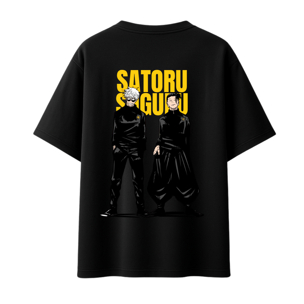 Jujutsu Kaisen - Gojo-Geto The Strongest Duo || Oversized T-shirt 240 GSM