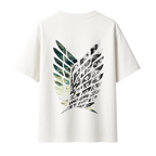 AOT - Glory to Humanity || Oversized - 240 GSM || Attack on Titan