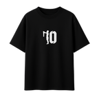 Lionel Messi The Greatest 10 || Football Oversized T-shirt 240 GSM