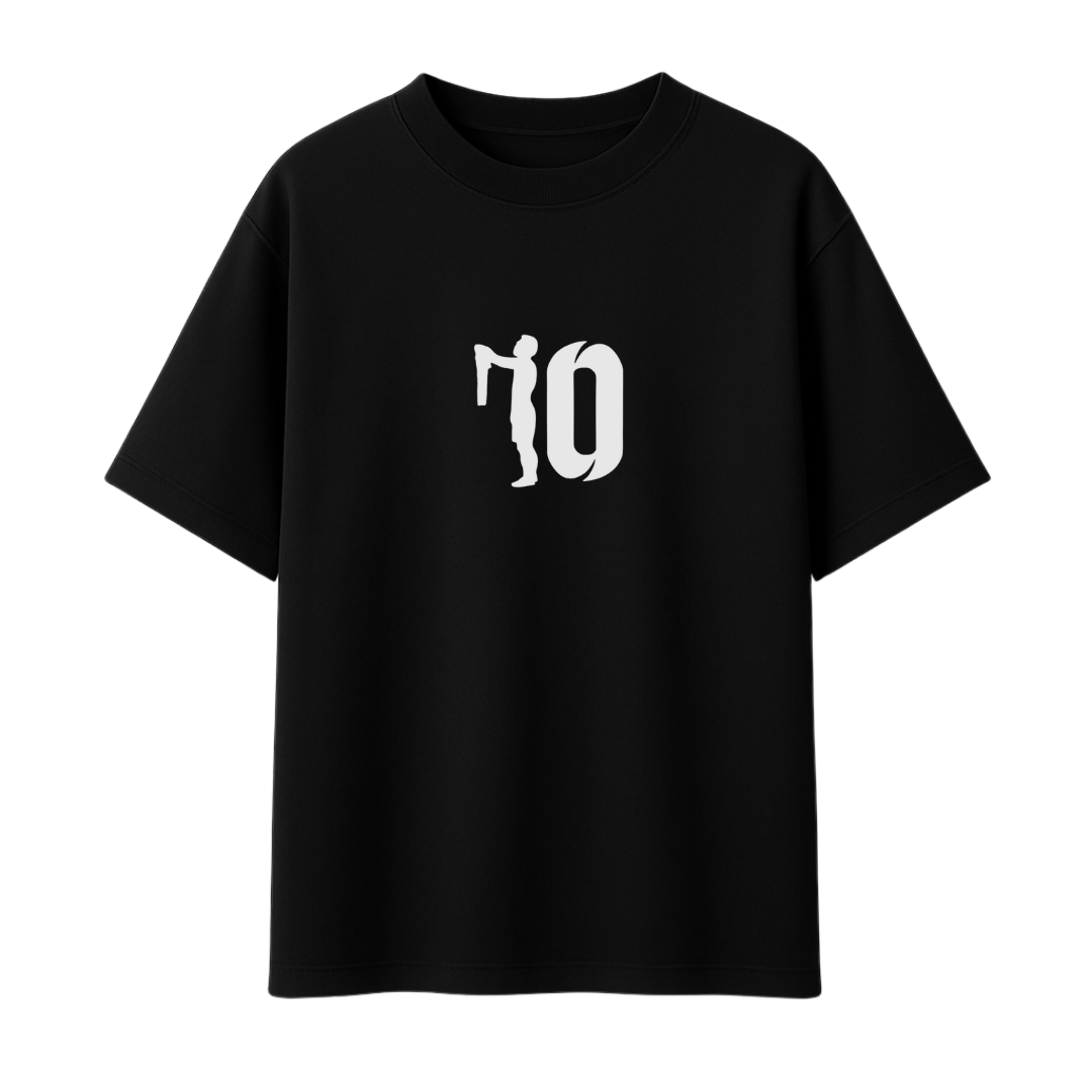 Lionel Messi The Greatest 10 || Football Oversized T-shirt 240 GSM