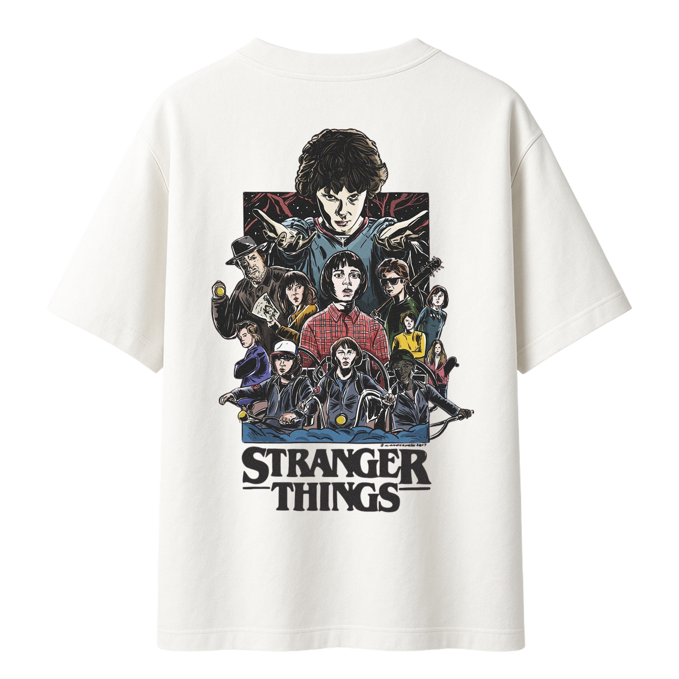 Team Hawkins || Stranger Things Oversized T-shirt 240 GSM