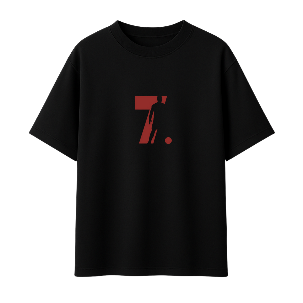 Cristiano Ronaldo The Magnificent Seven || Football Oversized T-shirt 240 GSM