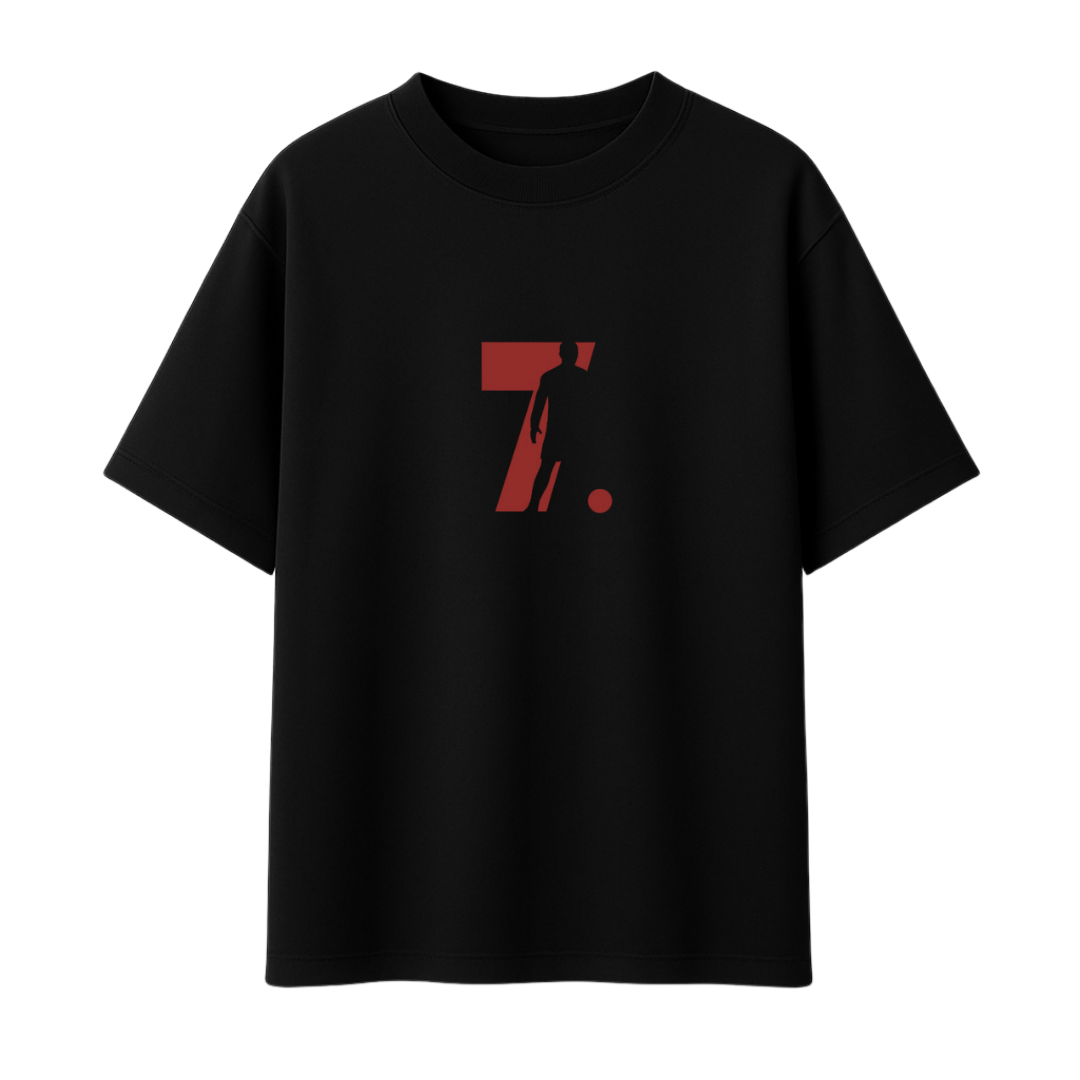 Cristiano Ronaldo The Magnificent Seven || Football Oversized T-shirt 240 GSM